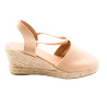 Sandalias ARPE de yute con cuña para mujer