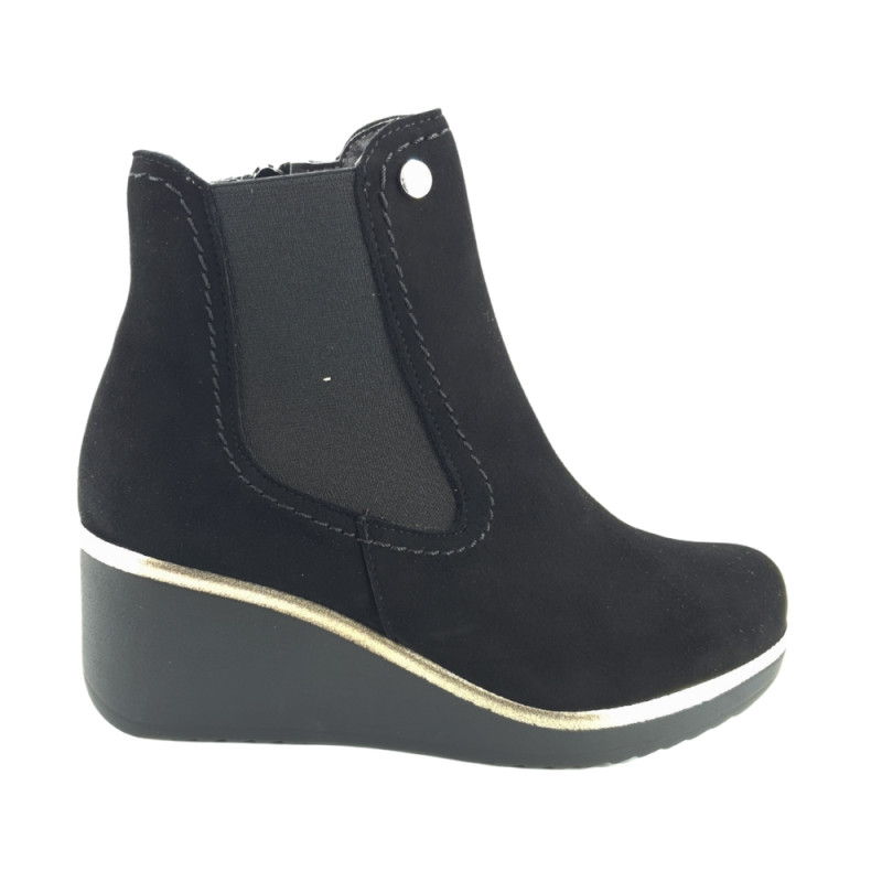 Botines PITILLOS de cuña para mujer