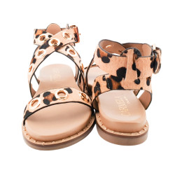 Sandalias REFRESH leopardo para mujer