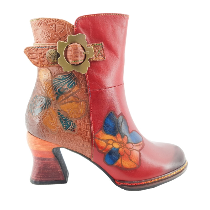 Botines LAURA VITA de tacón para mujer