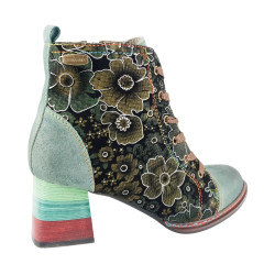 Botines LAURA VITA de tacón para mujer