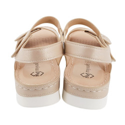 Sandalias MYSOFT de velcro para mujer