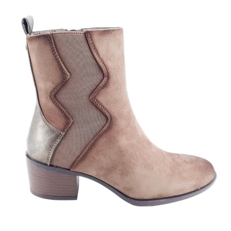 Botines AMARPIES de tacón bajo para mujer water repellent