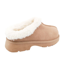 Zuecos STAY con pelo para mujer