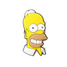 Pin para CROCS de Los Simpson Homer