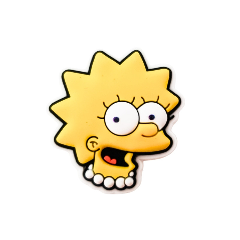 Pin para CROCS de Los Simpson Lisa