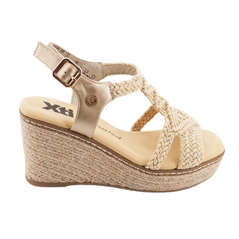 Sandalias XTI de yute para mujer