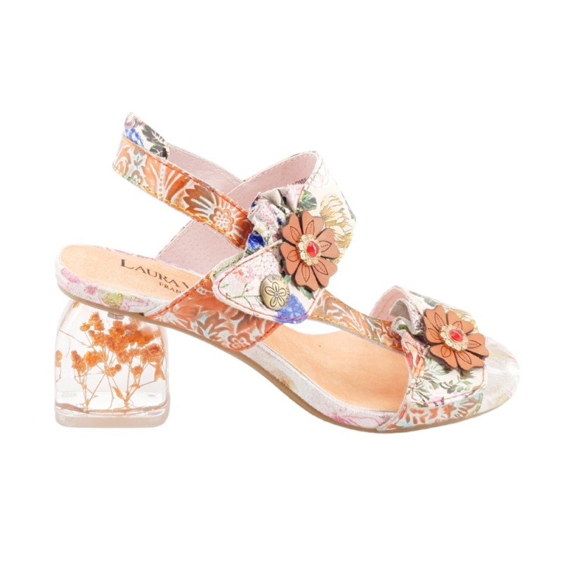 Sandalias LAURA VITA de tacón para mujer