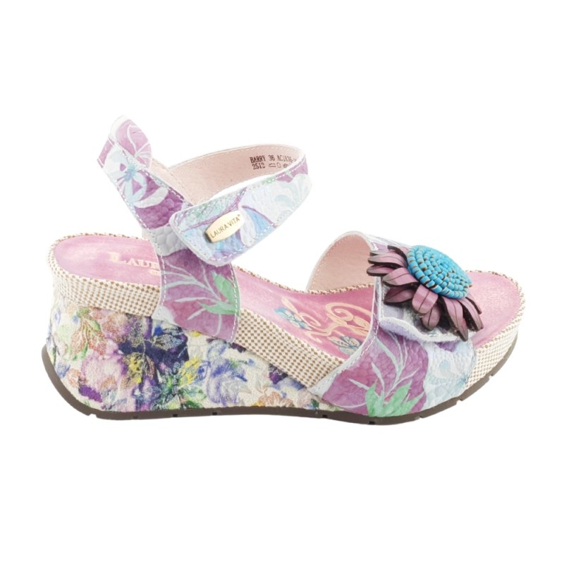 Sandalias LAURA VITA de cuña para mujer