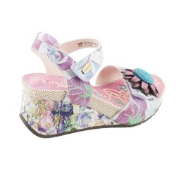 Sandalias LAURA VITA de cuña para mujer