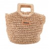 Bolso REFRESH estilo cesta camel