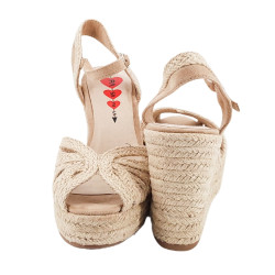 Sandalias CORINA de yute para mujer