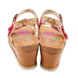 Sandalias LAURA VITA de cuña para mujer