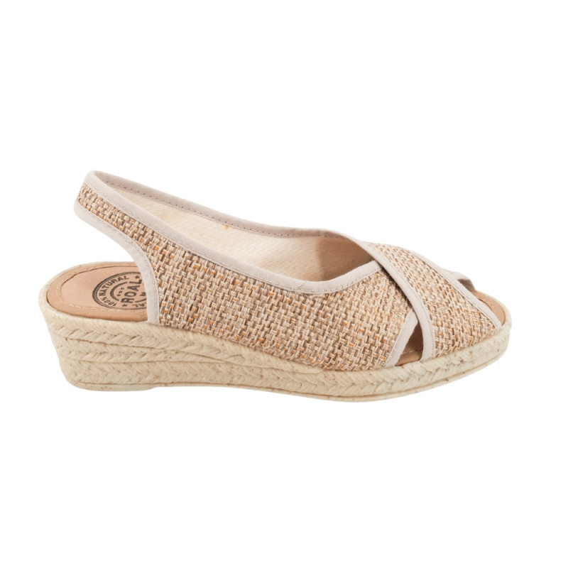 Sandalias PLUMAFLEX de cuña para mujer