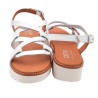 Sandalias Arpe plata mujer