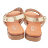 Sandalias Arpe oro mujer