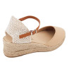 Sandalias ARPE de cuña de yute para mujer