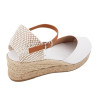 Sandalias ARPE de cuña de yute para mujer