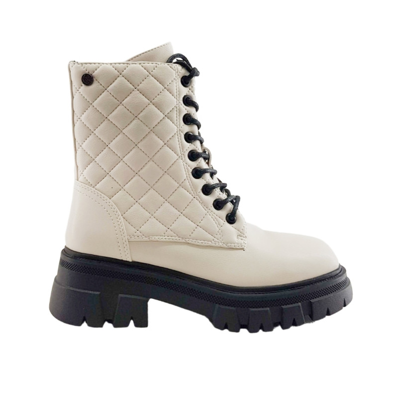 BOTAS XTI MILITAR CORDONES MUJER