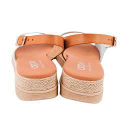 Sandalias ARPE de vaquetilla para mujer