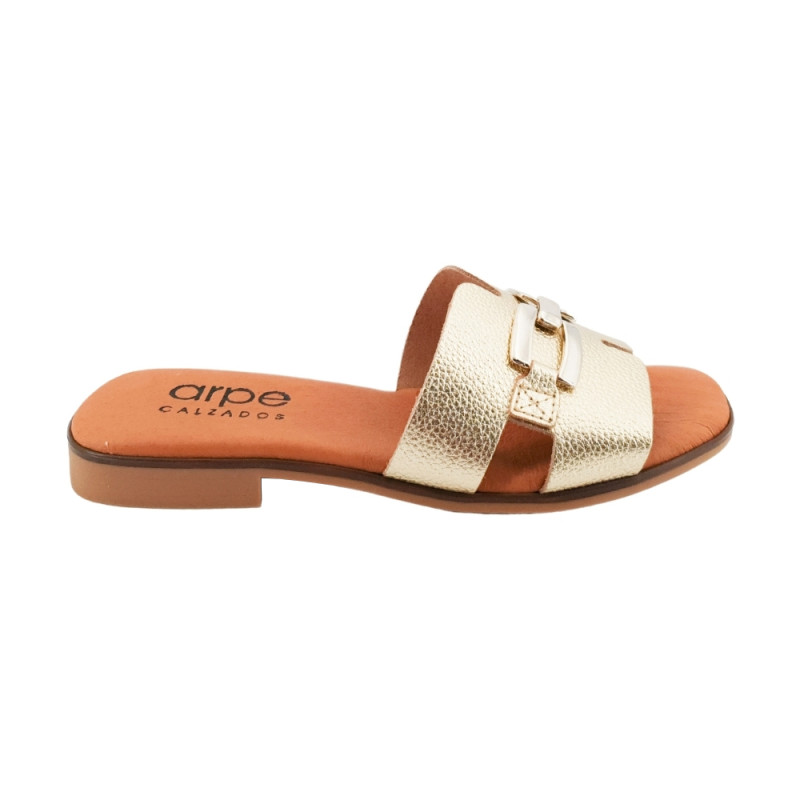 Sandalias ARPE de vaquetilla para mujer