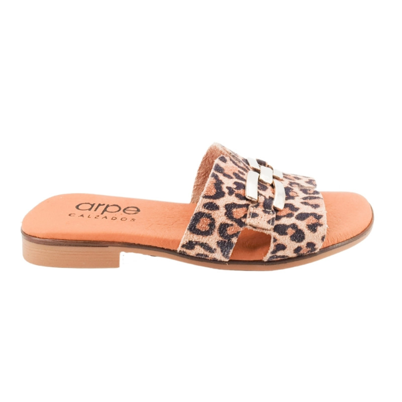 Sandalias ARPE de vaquetilla para mujer