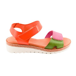 Sandalias ARPE de vaquetilla para mujer