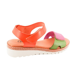 Sandalias ARPE de vaquetilla para mujer