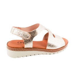 Sandalias ARPE de vaquetilla para mujer