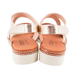 Sandalias ARPE de vaquetilla para mujer