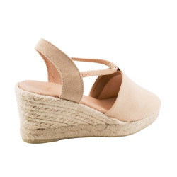 Sandalias ARPE de yute con cuña para mujer