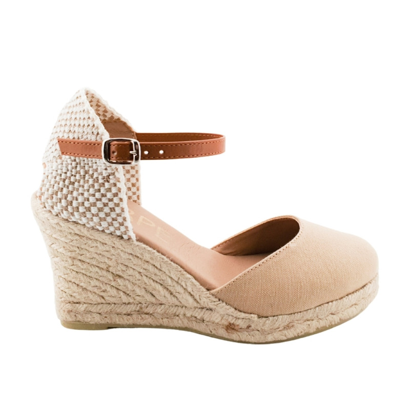 Sandalias ARPE de yute con cuña para mujer