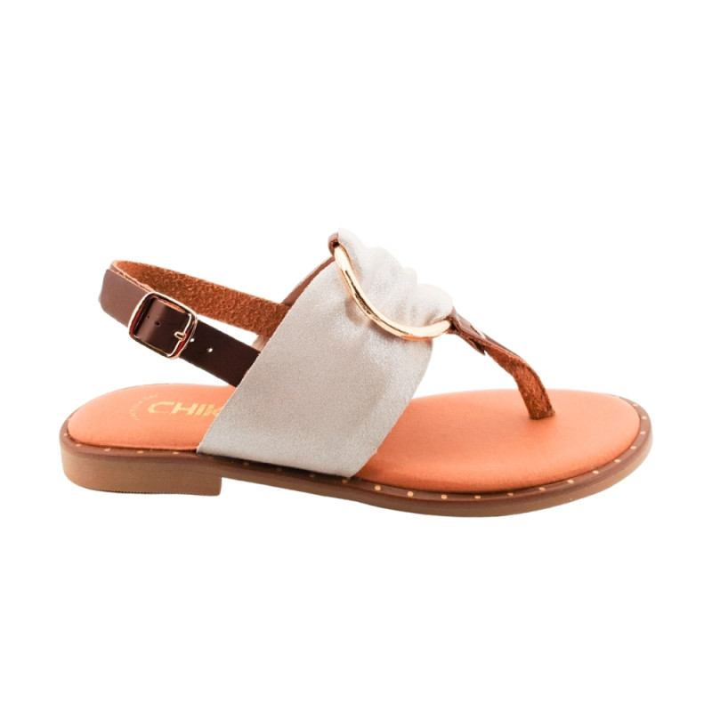 Sandalias CHIKA10 de vaquetilla para mujer